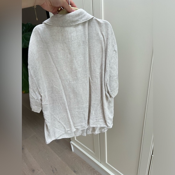 Stradavarius linen t-shirt - Picture 2 of 3